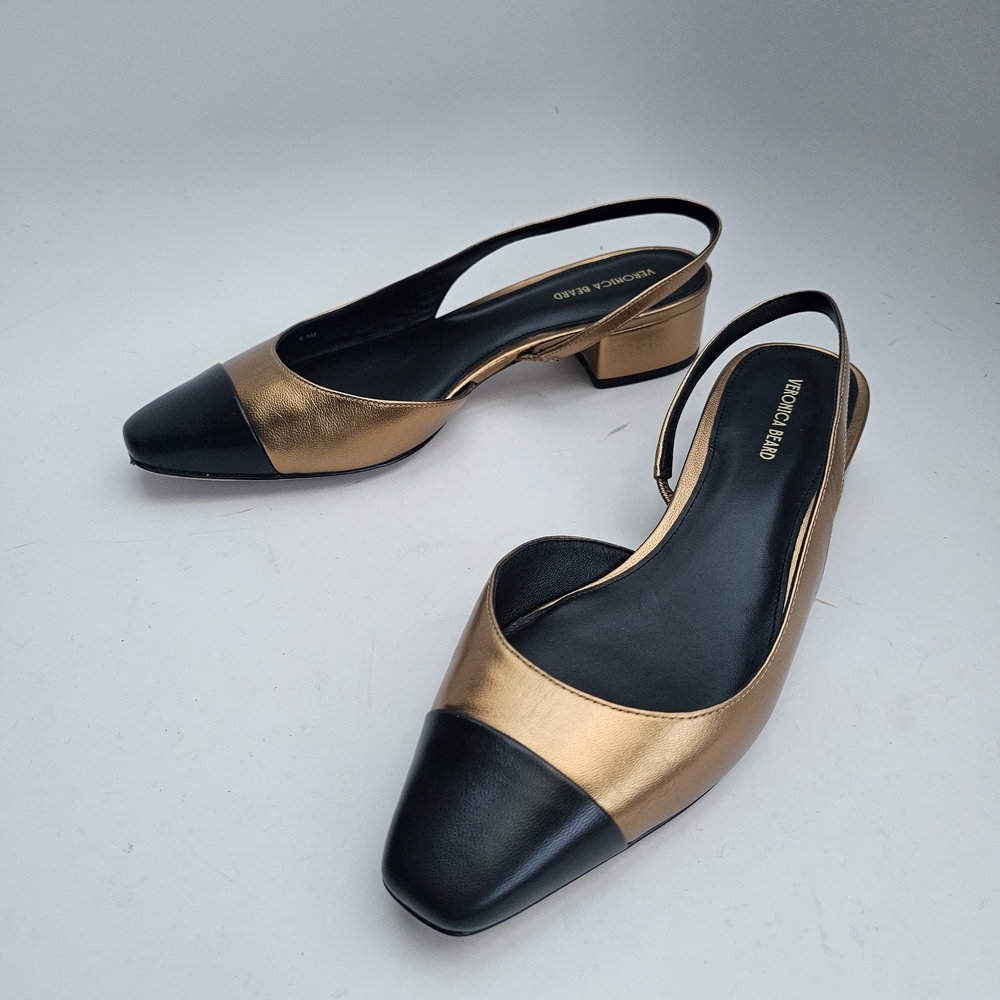 Veronica Beard Cecile Slingback Heels 7.5 And 8.5